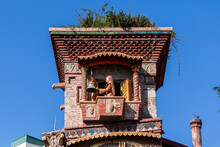 Rezo Gabriadze Marionette Theater Against Clear Blue Sky During Sunny Day, Tbilisi, Georgia