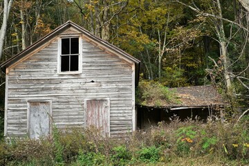 Wall Mural - old wooden house