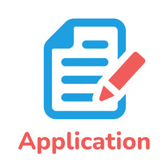 Poster - Application form icon vector illustration.