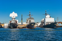 USA, California, San Diego, Harbour, Warship