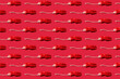 © Gemma Ferrando/Westend61 - Pattern of used tampons against red background