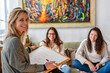 © Javier De La Torre Sebastian/Westend61 - Mental health professional and female patients at work place during session