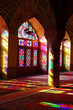 © David Santiago Garcia/Westend61 - Iran,ÔøΩFarsÔøΩProvince, Shiraz, Sunlight illuminating interior ofÔøΩNasir-ol-MolkÔøΩMosque through colorful stained glass windows