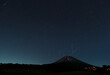 富士山とふたご座流星群