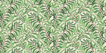 Floral Pattern In William Morris Style