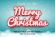 © Nyco_art - merry christmas editable text effect 3d style