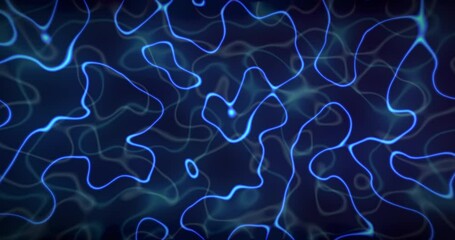 Poster - Abstract energy lines concept animation