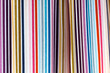© Thomas Degen/Westend61 - France, Close-up of colorful striped curtain
