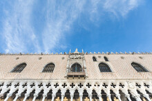 Facade Of Doge's Palace, Venice, Italy
