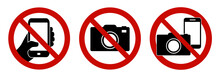 No Photos And No Phones Forbidden Sign