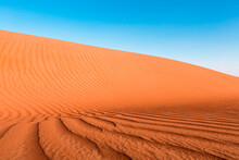 Sultanate Of Oman, Wahiba Sands, Dunes In The Desert
