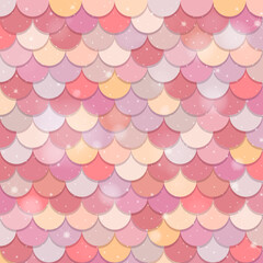 Wall Mural - fish scale seamless pattern background
