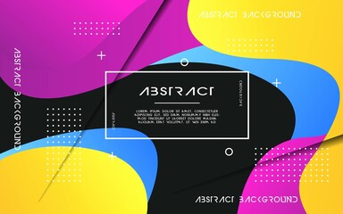 Wall Mural - modern abstract liquid colorful background. dynamic textured geometric elements design .can be used on posters ,banner ,web and any more.