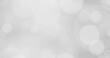 © Anastasiia - Gray bokeh texture background. Abstract banner