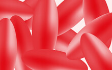 Red Oval Gradient Abstract Background Design