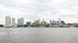 © Eric Dale Creative - Philadelphia, Pennsylvania city skyline as seen from Camden waterfront, New Jersey, USA