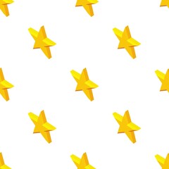 Poster - Five-pointed star pattern seamless background texture repeat wallpaper geometric vector