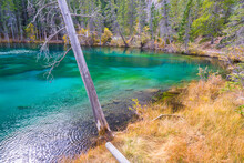 Grassi Lake In The Southern Canadian Rockies