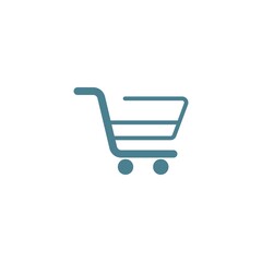 Sticker - Shopping cart icon design template