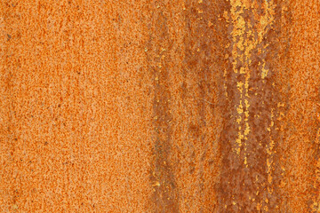Poster - metal wall with rust. metal corrosion