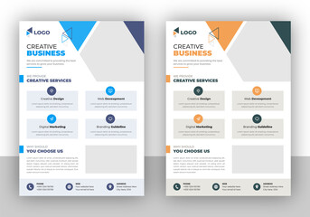 Naklejka na meble poster flyer pamphlet brochure cover design layout space for photo background, vector illustration template in A4 size