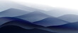© VectorART - Background with art image of mountains and hills in the fog in calm cool colors for interior decor or web banner