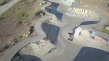 Skater Riding With A High Velocity In Cscais