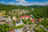 Krynica z lotu ptaka.