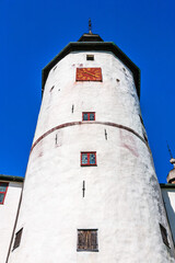 Sticker - Tower with a clock at Läckö castle in Sweden