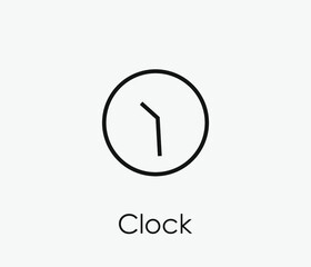 Poster - Deadline vector icon. Editable stroke. Symbol in Line Art Style for Design, Presentation, Website or Apps Elements, Logo. Pixel vector graphics - Vector