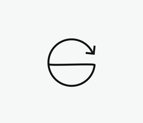 Poster - Reload vector icon. Editable stroke. Symbol in Line Art Style for Design, Presentation, Website or Apps Elements, Logo. Pixel vector graphics - Vector
