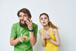 © SHOTPRIME STUDIO - bearded man next to woman shaving facial in bathroom