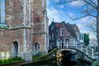 © HollandPhotostock.nl - Kerkstraat seen from the Vrouwenregt, Delft, Zuid-Holland province, The Netherlands