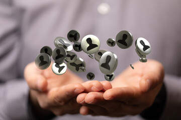 organization chart team concept networking