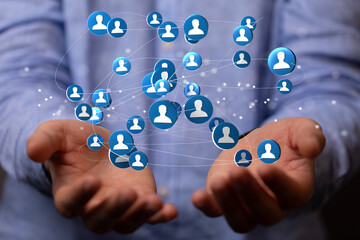 people network structure hr - human resources management and recruitment