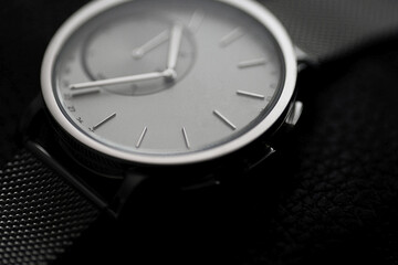 Poster - Closeup of a modern wristwatch