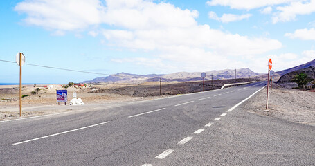 Wall Mural - Paisaje de Fuerteventura, Las Palmas, Islas Canarias, España, Europa, 
