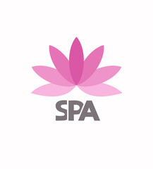 Sticker - Elegant spa symbol