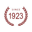Since 1923 year symbol
