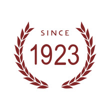 Since 1923 Year Symbol