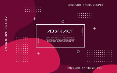 Wall Mural - modern abstract red liquid background. dynamic textured geometric elements design .can be used on posters, banners, web, and any more.