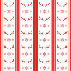 Wall Mural - decorative seamless christmas pattern illustration