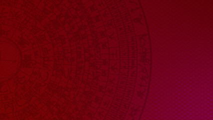 Poster - Chinese New Year, year of the Tiger 2022, also known as the Spring Festival with the Chinese tiger zodiac astrological decoration for background decoration