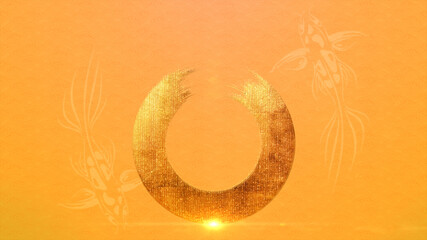 Poster - Chinese New Year, year of the Tiger 2022, also known as the Spring Festival with the Chinese tiger zodiac astrological decoration for background decoration