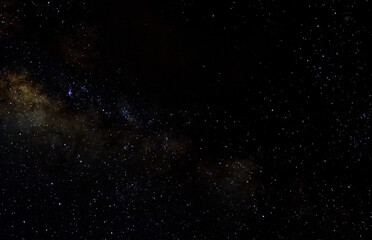 Wall Mural - stars and galaxy outer space sky night universe black starry background of shiny starfield
