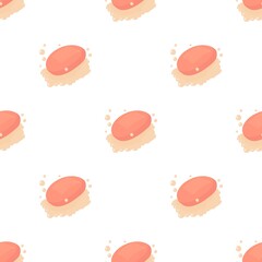 Poster - Soap pattern seamless background texture repeat wallpaper geometric vector