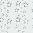 © Александр Науменко - 3d wallpaper stars on a gray background, texture for design, seamless pattern, vector illustration