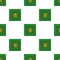 Sticker - Processor pattern seamless background texture repeat wallpaper geometric vector