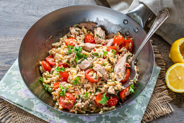 Poster - Tuna and orzo