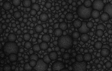 Wall Mural - background image with 3d color spheres, illustration design